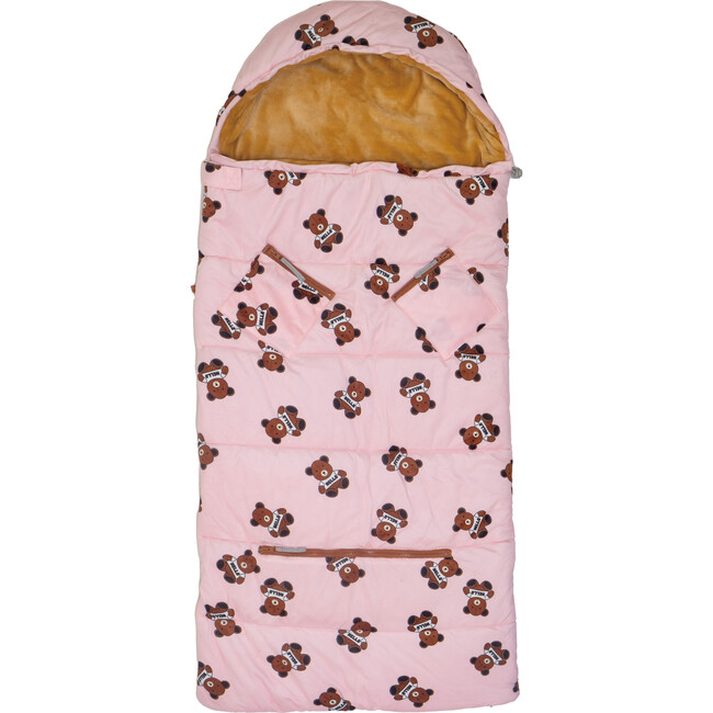 Sleep-N-Pack™ Little Kid Size Sleeping Bag Backpack, Cozy Mink Collection: Teddy Bears - Hats - 4