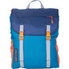 Sleep-N-Pack™ Big Kid Size Sleeping Bag Backpack ,Color Block Camp Collection: Enamel Blue, Persimmon & Navy Blue - Sleepbags - 2