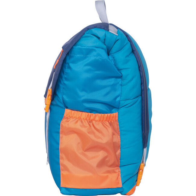Sleep-N-Pack™ Big Kid Size Sleeping Bag Backpack ,Color Block Camp Collection: Enamel Blue, Persimmon & Navy Blue - Sleepbags - 3