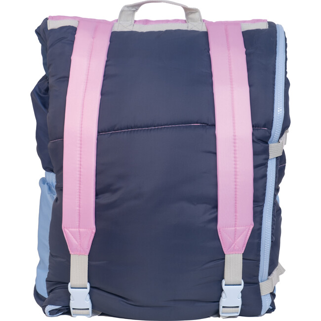 Sleep-N-Pack™ Big Kid Size Sleeping Bag Backpack, Color Block Camp Collection: Blue Ombre - Hats - 4