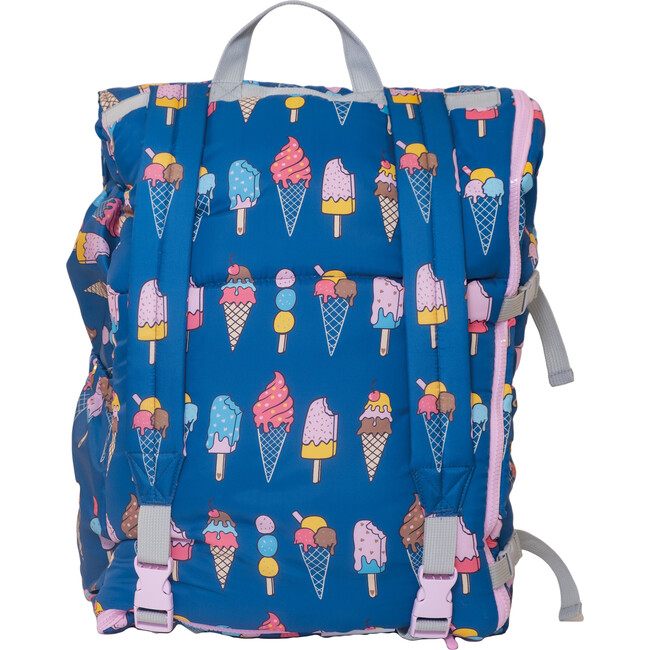 Sleep-N-Pack™  Big Kid Size Sleeping Bag Backpack , Ice Cream Print - Hats - 4