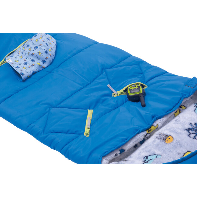 Sleep-N-Pack™  Little Kid Size Sleeping Bag Backpack, Glow-In-The-Dark Collection: Glow Sea Critters - Hats - 5
