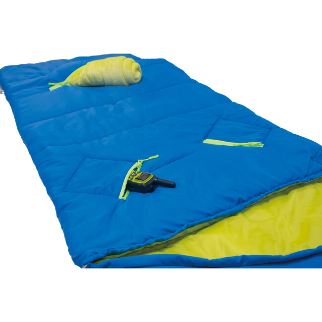 Sleep-N-Pack™ Big Kid Sleeping Bag Backpack,  Brilliant Blue - Hats - 6