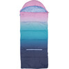 Sleep-N-Pack™ Big Kid Size Sleeping Bag Backpack, Color Block Camp Collection: Blue Ombre - Hats - 8