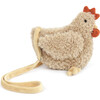 Hazel Hen Cross Body Purse, Tan - Plush - 2