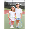 Tennis Bow Visor, White - Hats - 3