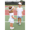 Girls' Customizable Bow Visor, White/Pink - Hats - 3