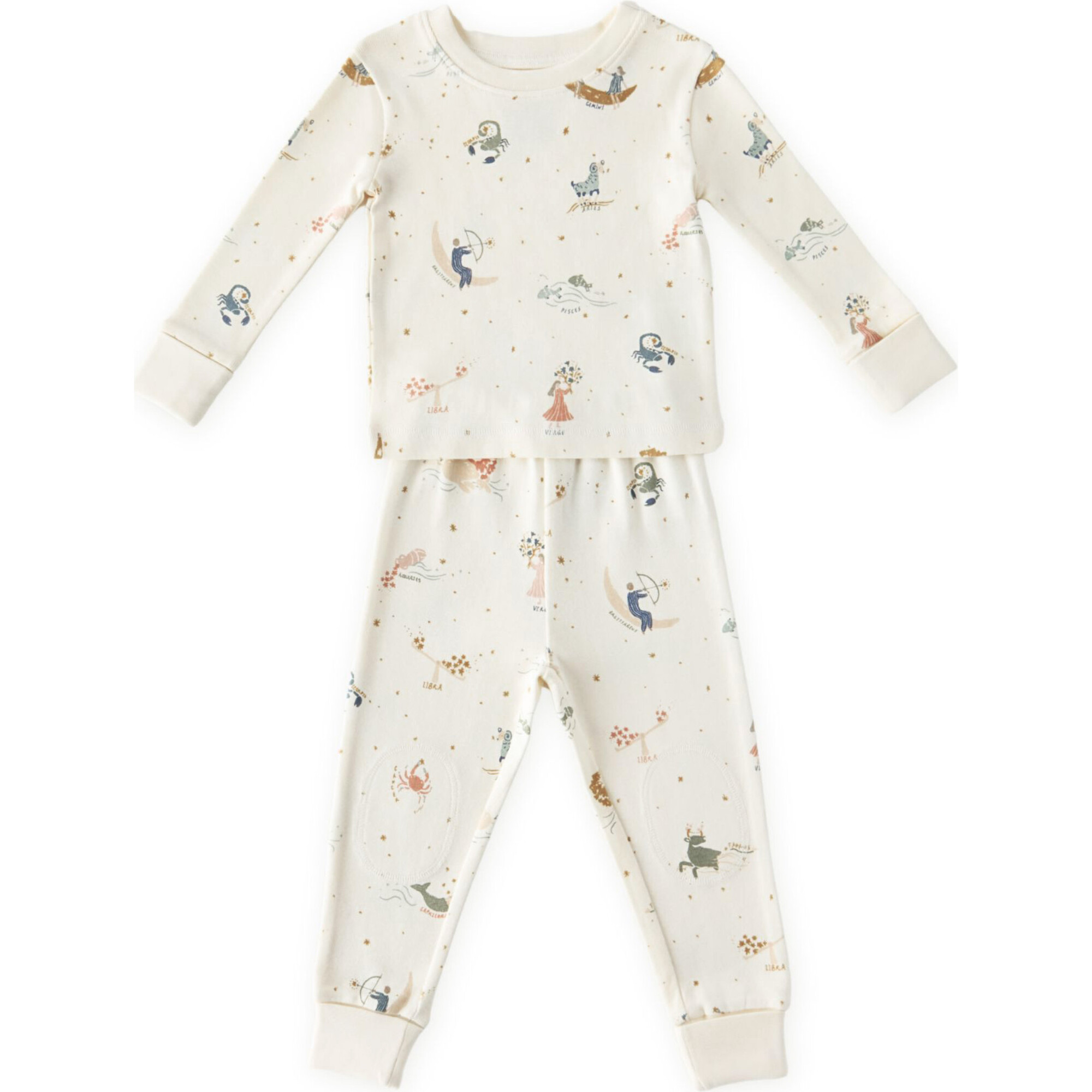Ribbed Toddler Pajama, Zodiac - Pajamas - 1