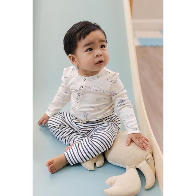 Sailor Stripe Harem Pant, Ink - Pants - 2