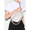 Small Crosby Sling, Oyster Metallic - Bags - 4