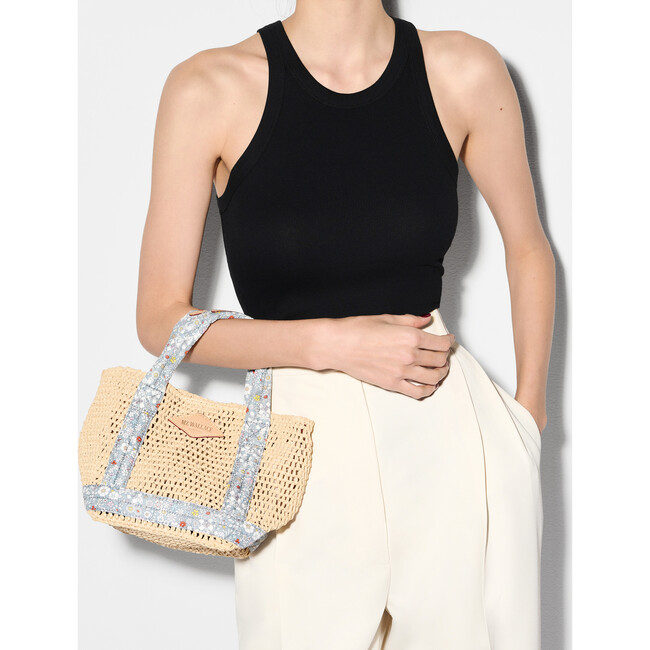 Mini Crochet Tote, June's Meadow - Bags - 4