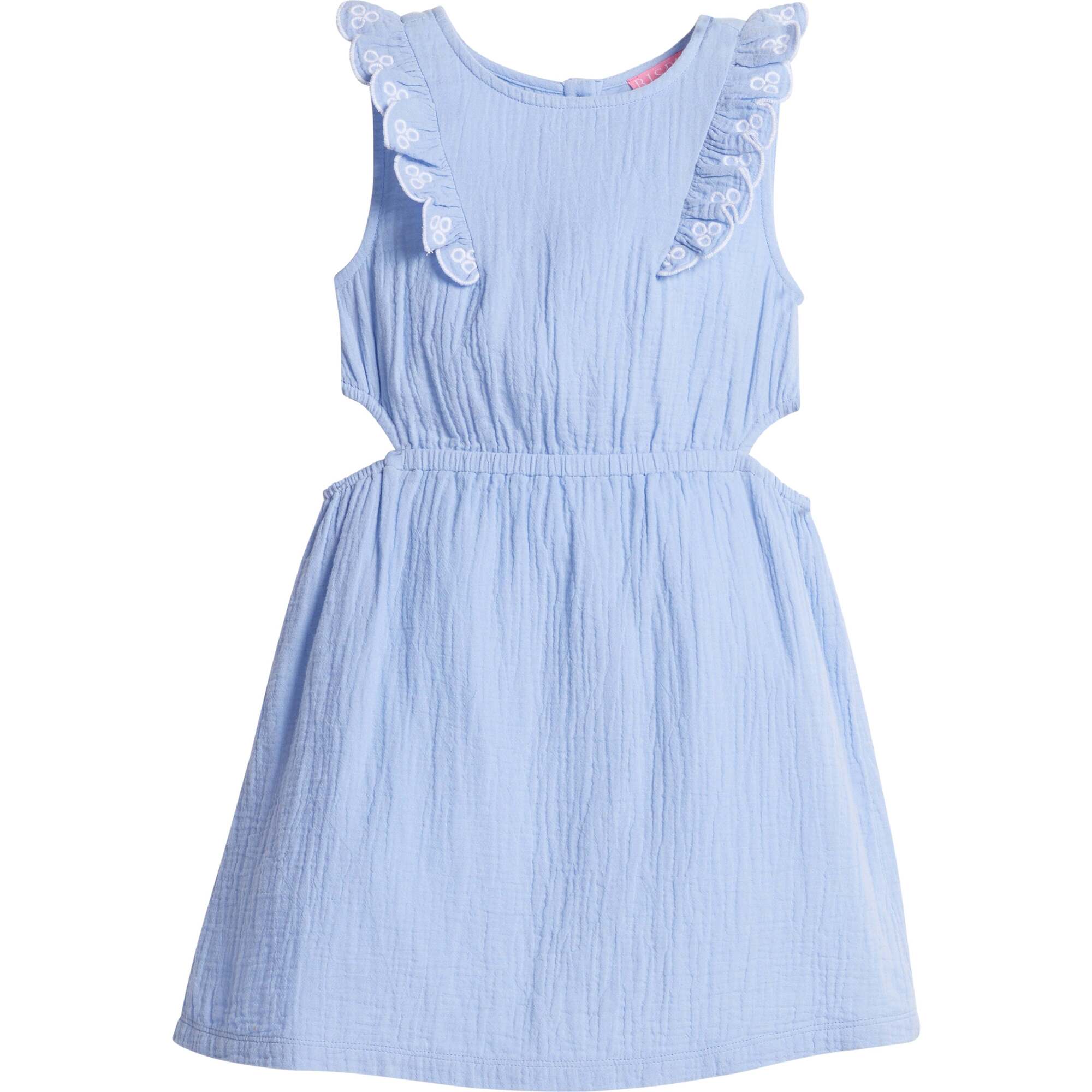Cutout Dress, Hydrangea - Dresses - 1
