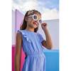 Cutout Dress, Hydrangea - Dresses - 2