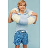 Terry Cotton Polo Shirt, Light Blue - Polo Shirts - 3
