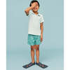 Terry Cotton Polo Shirt, Lagoon - Polo Shirts - 7