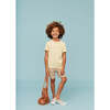 Linen Cotton T-Shirt, Vanilla Yellow - T-Shirts - 4