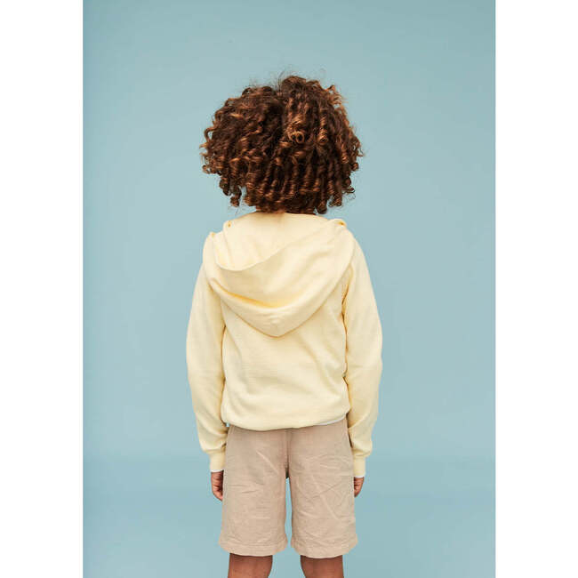 Cotton Hoodie, Vanilla Yellow - Sweaters - 6