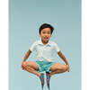 Boy's Swim Shorts, Green Puffer Fish - Swim Trunks - 4