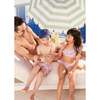 Boy's Swim Shorts, Pink Geo - Swim Trunks - 3