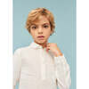 100% Linen Shirt, Off White - Button Downs - 2