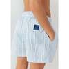 Boy's Swim Shorts, Blue Stripes - Swim Trunks - 5