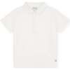 Linen Cotton T-Shirt, Gray Green - Polo Shirts - 1 - thumbnail