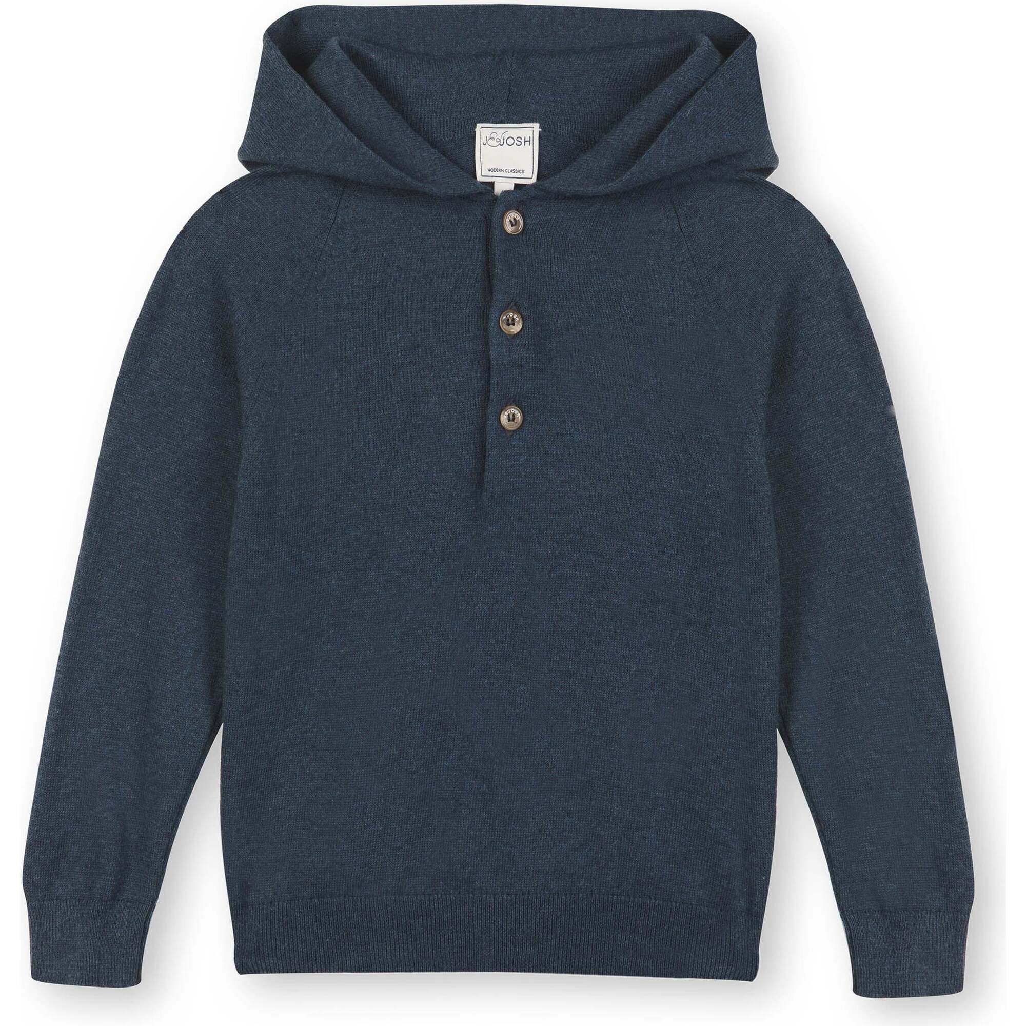 Hoodie, Dark Denim - Sweaters - 1