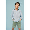 Linen Cotton Shorts, Grey Green - Shorts - 6