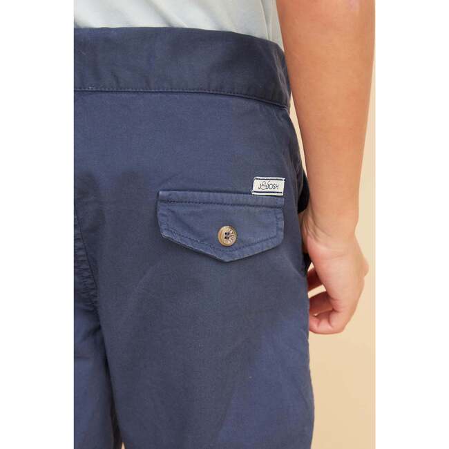 Chino Trousers, Dark Denim - Pants - 4