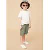 Linen Cotton Shorts, Blue Gray - Shorts - 5