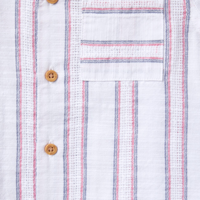 Striped Jacquard Shirt - Button Downs - 2