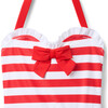 Recycled Retro Striped Swimsuit - One Pieces - 3