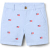 Embroidered Flag Oxford Short - Button Downs - 1 - thumbnail