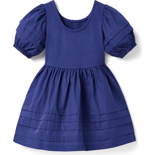 Pintuck Puff Sleeve Dress - Dresses - 2