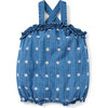 Baby Chambray Embroidered Floral Romper - Rompers - 1 - thumbnail