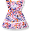 Floral Lace Trim Dress - Dresses - 2