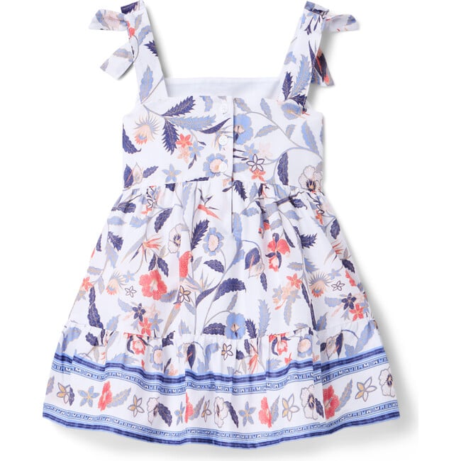Floral Bow Strap Dress - Dresses - 2