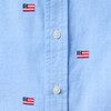Embroidered Flag Oxford Shirt - Button Downs - 2