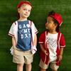 Baseball Game Day Short Sleeve T-Shirt, Indigo - T-Shirts - 3