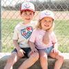 Baseball Bow Short Sleeve T-Shirt, Ballet - T-Shirts - 5