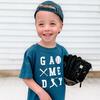 Baseball Game Day Short Sleeve T-Shirt, Indigo - T-Shirts - 4