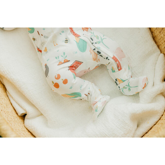 Farmstead Zip-Up Footie - Footie Pajamas - 2