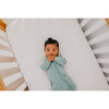 Briar Print 2-Way Zip-Up Footie, Green - Footie Pajamas - 2