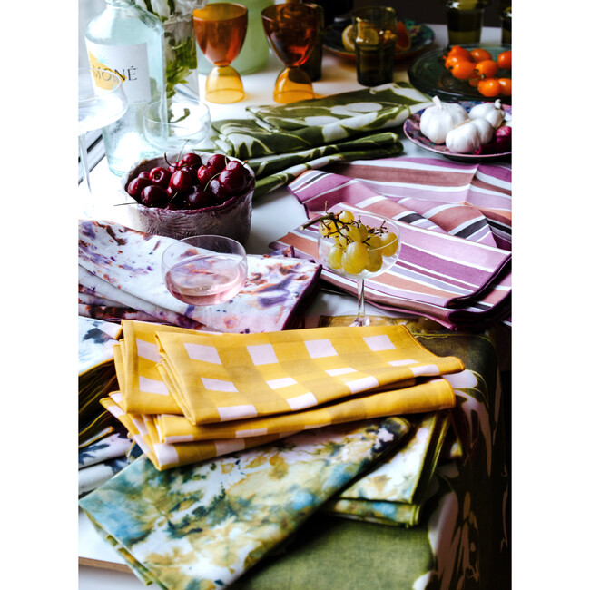Rose Marble Napkin, Set of 4 - Tabletop - 2