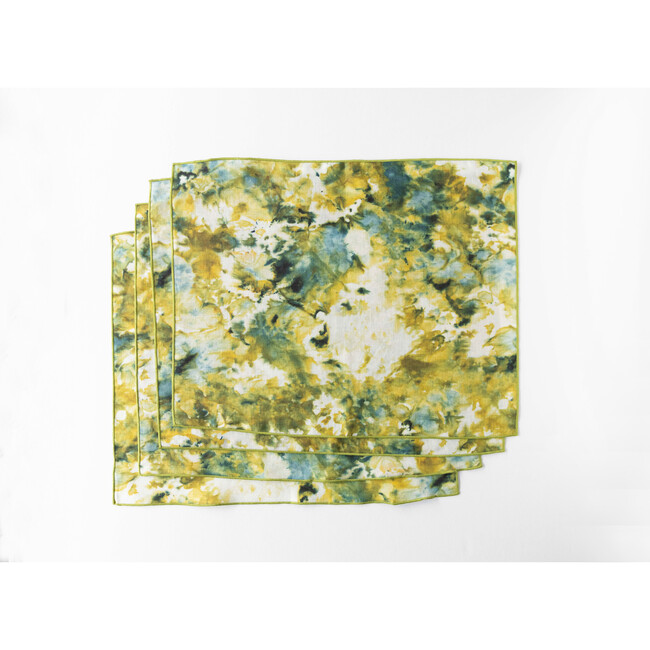 Green Marble Placemat, Set of 4