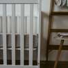 Crib Sheet, Pewter Stripe - Crib Sheets - 5