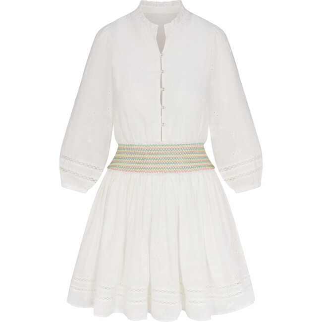 Gracie Dress in White Alyssum