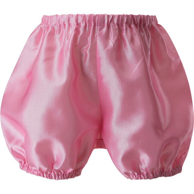 Eloise Taffeta Scalloped Dress and Bloomers, Pink - Dresses - 3