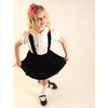Eloise Silk Velvet Pinafore Set, Black - Mixed Apparel Set - 3