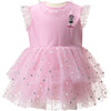 Baby Eloise Sparkle Star Tutu Dress, Pink - Dresses - 1 - thumbnail